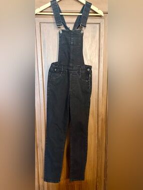 Dollhouse Black Denim Overalls size 3